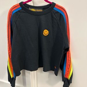 Aviator Nation smiley sweatshirt